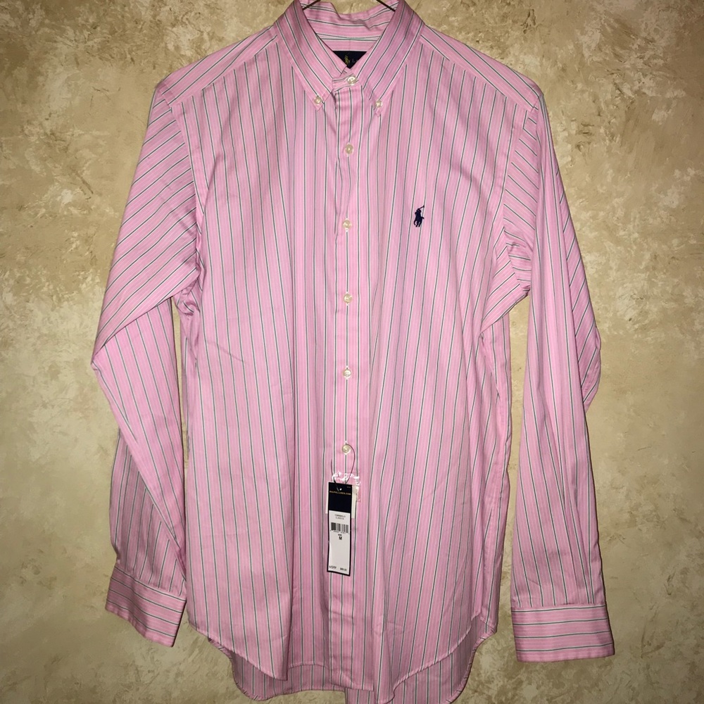 Pink Polo button down